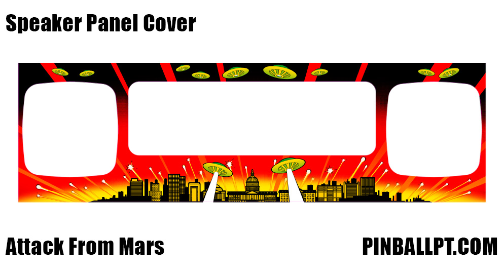 SPEAKER PANEL COVERS Pinball PT